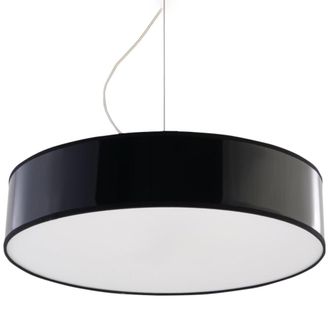 Sollux Lighting L&aacute;mpara de techo negro cloruro de polivinilo alt. 111 cm