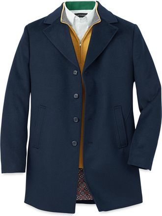 Paul Fredrick Wool Blend Topcoat