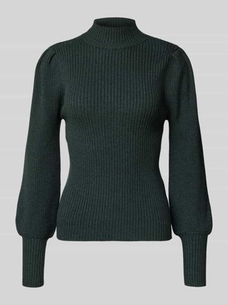 Only Regular Fit Strickpullover aus Viskose-Mix Modell KATIA in Dunkelgruen, Gr&ouml;&szlig;e XS