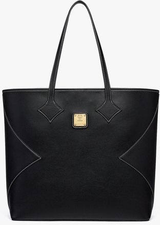 MCM Large Dia Shopper in Calfskin Leather