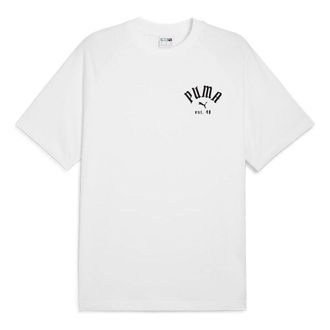 Puma Play Loud Classics Relaxed Graphic T-shirt White 626767-02