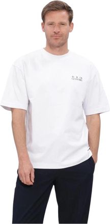 The Goodpeople Heren Polos T-shirts Tax - Heren - T-shirts - Wit - XL - Linnen - Tops