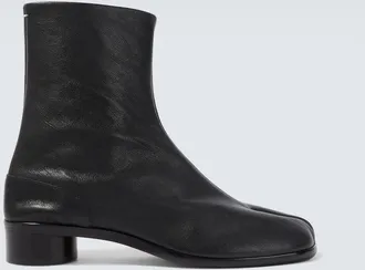 Maison Margiela Tabi leather ankle boots