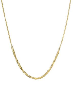 Argento Vivo Frontal Chain Necklace in Gold at Nordstrom