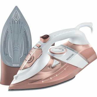 Sencor Ssi 8300rs Plancha De Vapor Blanca Y Rosa 3200w