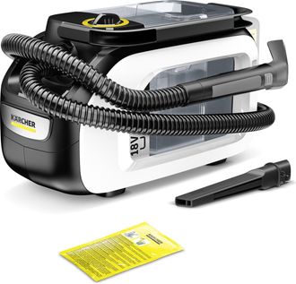 Karcher Aspiratore Lavamoquette A Batteria Se 3-18 Compact Home - Piattaforma Batteria: Piattaforma Battery Power+ 18 V - Potenza Assorbita: 184 W - Larghezza
