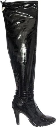 Kurt Geiger Over-knee laarzen - Dames - Over de knie laarzen - Zwart - 37 EU - Schoenen