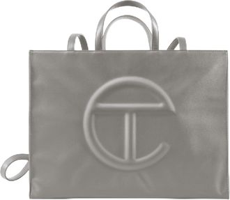 Telfar Large Shopping Bag, Grey, L