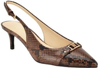 Tommy Hilfiger Totale Slingback Pointed Toe Pump in Brown at Nordstrom, Size 8.5