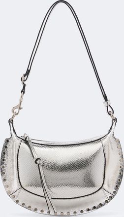 Isabel Marant Oskan Moon metallic leather shoulder bag