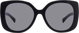 Versace Grey Butterfly Ladies Sunglasses VE4387 GB1/87 56