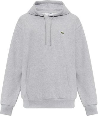 Lacoste Fleece Hoodie - Heren - Sweatshirts & Hoodies - Grijs - Maat: L Fleece