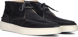 Greve Heren Hoge sneakers Wave 2525 - Heren - Veterlaarzen - Blauw - 43 1/2 EU - Leer - Schoenen