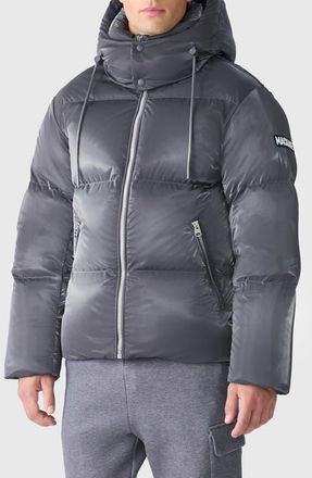 Mackage Kent-Glo Down Puffer Jacket in Carbon at Nordstrom, Size 40