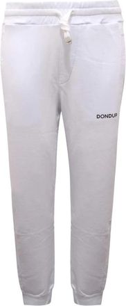 Dondup Trainingsbroeken Made in Italy - Heren - Sweatpants - Wit - S - Broeken