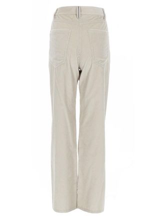 Brunello Cucinelli Corduroy Cotton Trousers - Ivory