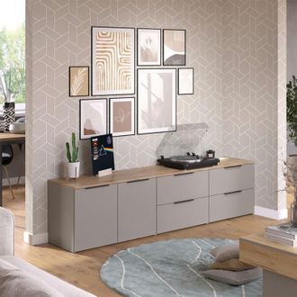 Vicco Conjunto De Sal&oacute;n Wido, Gris, 3 Partes, Vicco