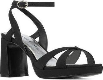 Donald J Pliner Pheebee Platform Sandal in Black at Nordstrom, Size 8.5