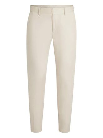 BOSS cotton trousers - men - Cotton/Elastane - 48 - White