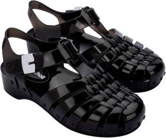 Melissa x Scholl Possession Pescura Ankle Strap Platform Fisherman Sandal in Black at Nordstrom, Size 10