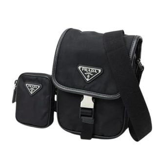 Prada Pre-owned Vintage Schoudertas - Dames - Pre-owned - Zwart - Maat: ONE Size Leer