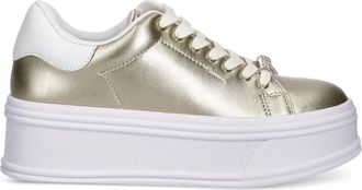 Liu Jo Sneakers con suola rialzata - Oro