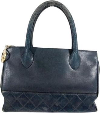 Chanel Pre-owned Handbags, female, Black, Size: ONE SIZE Pre-owned Handbag Tote