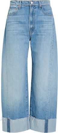 Mother The Half-pipe Ankle Turn-up Barrel-leg Jeans - Blue - 27 (W27 / UK8-10 / S)