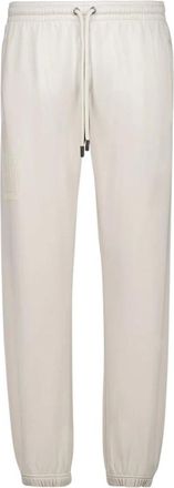 Off-white Broeken, Heren, Beige, S, Katoen, Pumice Stone Cuffed Trainingsbroeken