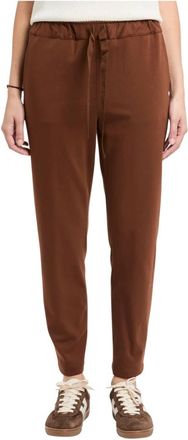 Semicouture Buddy Crop Broeken - Dames - Slim Fit Broeken - Bruin - S - Broeken