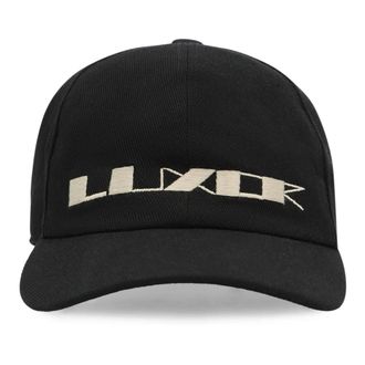 Rick Owens Hats & Caps, male, Black, L, Logo Baseball Cap