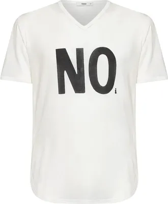 Fendi Hombre, Camisetas, Blanco, Talla: M