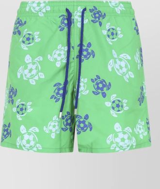 Vilebrequin moorea turtles soccer pattern swim shorts