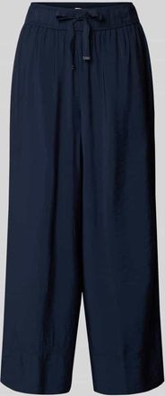 Tom Tailor Regular Fit Culotte aus Viskose-Mix in Marine, Gr&ouml;&szlig;e 34/28