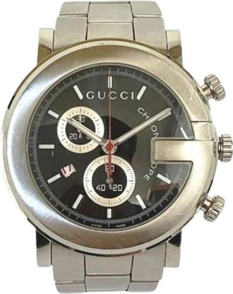 Gucci Pre-owned 101M Polshorloge - Heren - Vintage Horloges - Zwart - ONE Size - Vintage