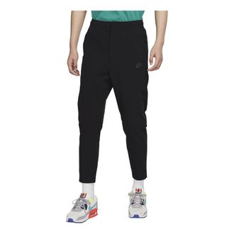 Nike Mens Nike SportswearCommuter Elastic Waistband Woven Solid Color Sports Pants Black DM6622-010