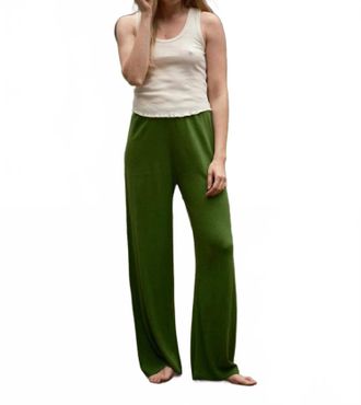 Mollusk Loosey Pants In Palm Green