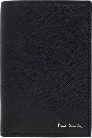 Paul Smith Leren Portemonnee Met Logo - Heren - Portefeuilles - Zwart - ONE Size - Leer - Accessoires