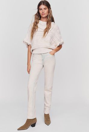 Pilcro Wren High-Rise Straight-Leg Jeans