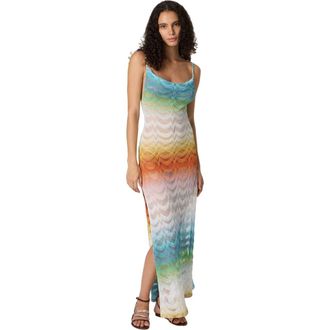 Missoni Long Cover-up Dress In Shaded Lam&eacute; Viscose in Multicoloured at Nordstrom, Size 44 It