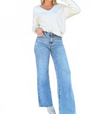Habitual Denver High Rise Wide Leg Jean In Sky