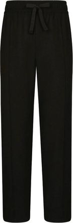 Dolce & Gabbana Casual Katoenen Broek - Heren - Straight fit broeken - Zwart - 2XL - Katoen - Broeken