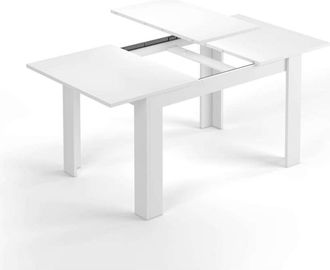 F.R.S. Mesa Comedor Extensible Paris En Color Blanco Artik 78 Cm(alto)140-190 Cm(ancho)90 Cm(largo)
