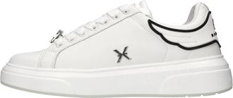 John Richmond Leren Sneakers - Dames - Sneakers - Wit - 38 EU - Leer - Schoenen
