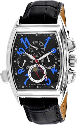 Christian Van Sant Grandeur Automatic Black Dial Mens Watch CV2133