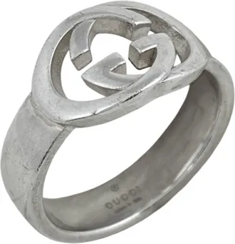 Gucci Silver Silver 925 Band Ring (Pre-Owned)