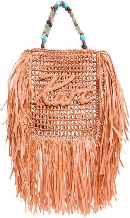 Kurt Geiger Mini Kurt Fringe Tote in Orange at Nordstrom