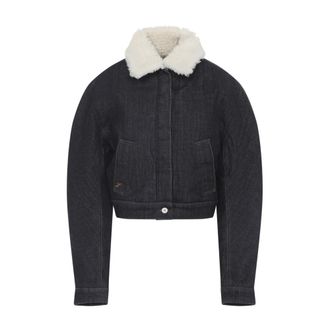 Jacquemus Denim Jackets, female, Blue, Size: XS Blue Jacket for Women Aw25