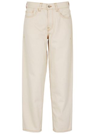 Ymc You Must Create Ymc Tearaway Straight-leg Jeans - Ecru - S (UK8-10 / S)