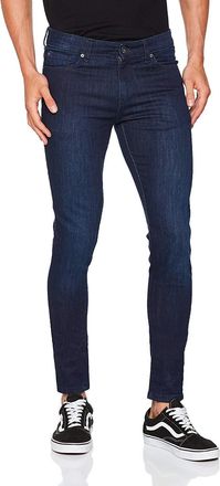 Enzo Jeans Mens Ez326 Skinny Jeans, Darkwash, 42W / 30L UK